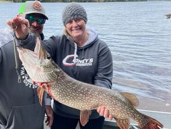 Massive Northern Pike in Wisconsin River