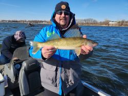 One angler fishing in Wisconsin Rapids