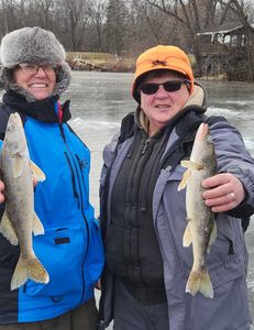 Two anglers fishing in Wisconsin