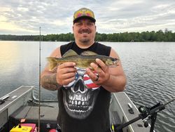 Angler fishing in Wisconsin Rapids