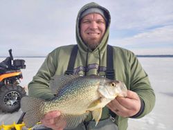 Crappie fish caught while fishing in WI