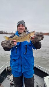 Fishing in Wisconsin with a single fish