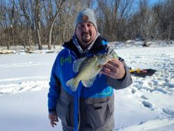 Fisherman enjoying a day of fishing in Wisconsin Rapids
