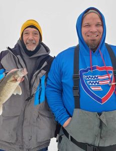 A couple fishing in Wisconsin Rapids