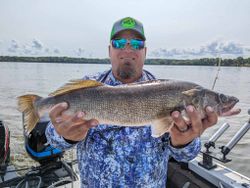 Two anglers fishing in Wisconsin Rapids