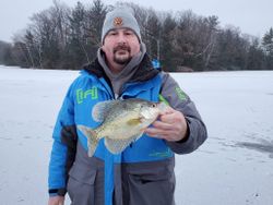 Flier fish caught while fishing in WI