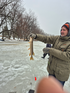 Nice Wisconsin Rapids Northern Pike through the ice!
