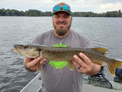 Catch of the day: Northern Pike measuring 27 inches in Wisconsin Rapids