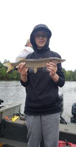 Angler with 20-inch Northern Pike caught while fishing in Wisconsin Rapids