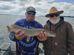 Northern Pike fish caught in Wisconsin Rapids