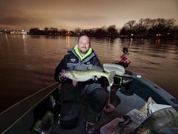 Walleye fish caught in WI