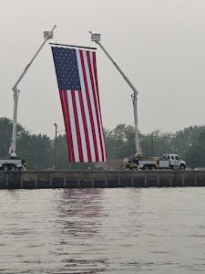 Angler fishing in St. Clair Shores