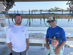 Three anglers fishing in Florida