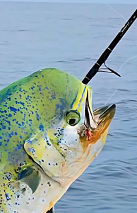 Chasing Mahi Mahi gold in Sebastian's partly cloudy waters!