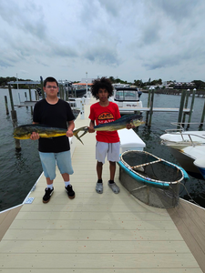Double the Mahi, double the fun in Sebastian's partly cloudy skies!