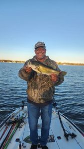 Angler with a Largemouth Bass in King George