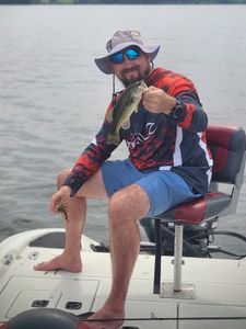 Fisherman with one fish in VA