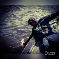 Angler fishing in King George