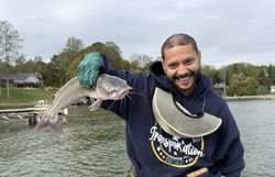 Person fishing in King George