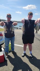Successful crappie fishing trip in King George VA with multiple fish caught