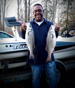 Two striped bass caught in VA