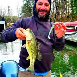 Angler fishing in VA river