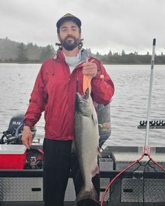 Chinook salmon caught while fishing in OR
