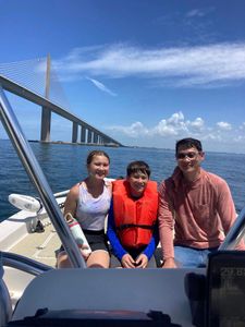 3 people fishing on the coast of FL