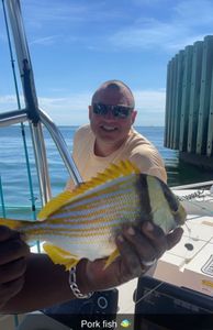 A lone angler fishing in St. Petersburg