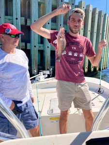 Fishing for a Grey Snapper in St. Petersburg
