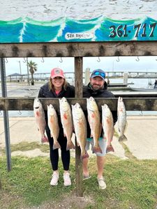 Redfish Fishing Moments In Rockport, TX
