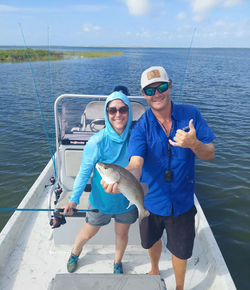 Two anglers fishing in TX