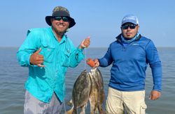 Two anglers fishing in TX