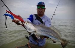 Person fishing in Corpus Christi
