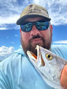 A person fishing in Corpus Christi