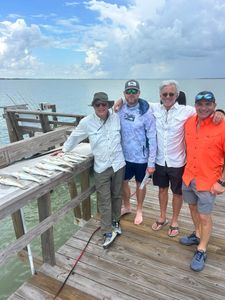 4 people fishing in Corpus Christi