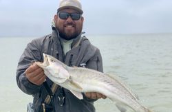 A person fishing in Corpus Christi