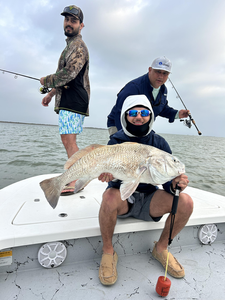 Reeling in a good day's catch!