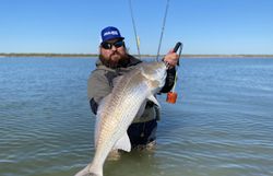 Solo angler fishing in TX
