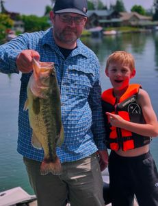 Largemouth Bass caught while fishing in WA
