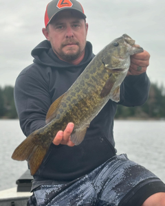 Lone angler fishing in Port Orchard