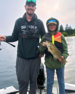 Smallmouth bass caught while fishing in WA