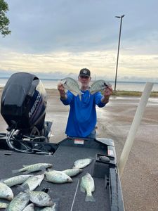 4 crappie fish caught in Oxford