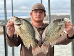 2 crappie fish caught in Oxford