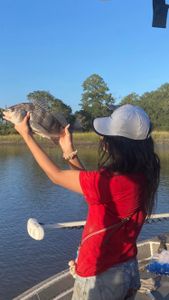 A Black Drum fish caught at Folly Beach