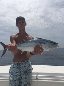 Little Tunny Fishing, Big catch smiling!