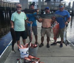 Sun, fish, fun! Snapper, Amelia island fishing	