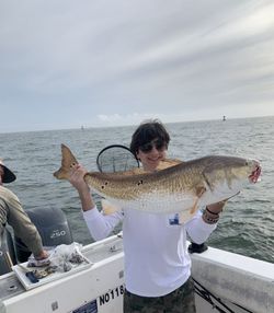 Redfish caught by angler at Fernandina Beach