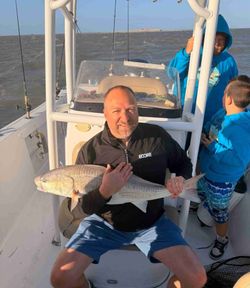 Two people fishing in North Carolina