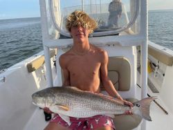 A single redfish caught while fishing in NC